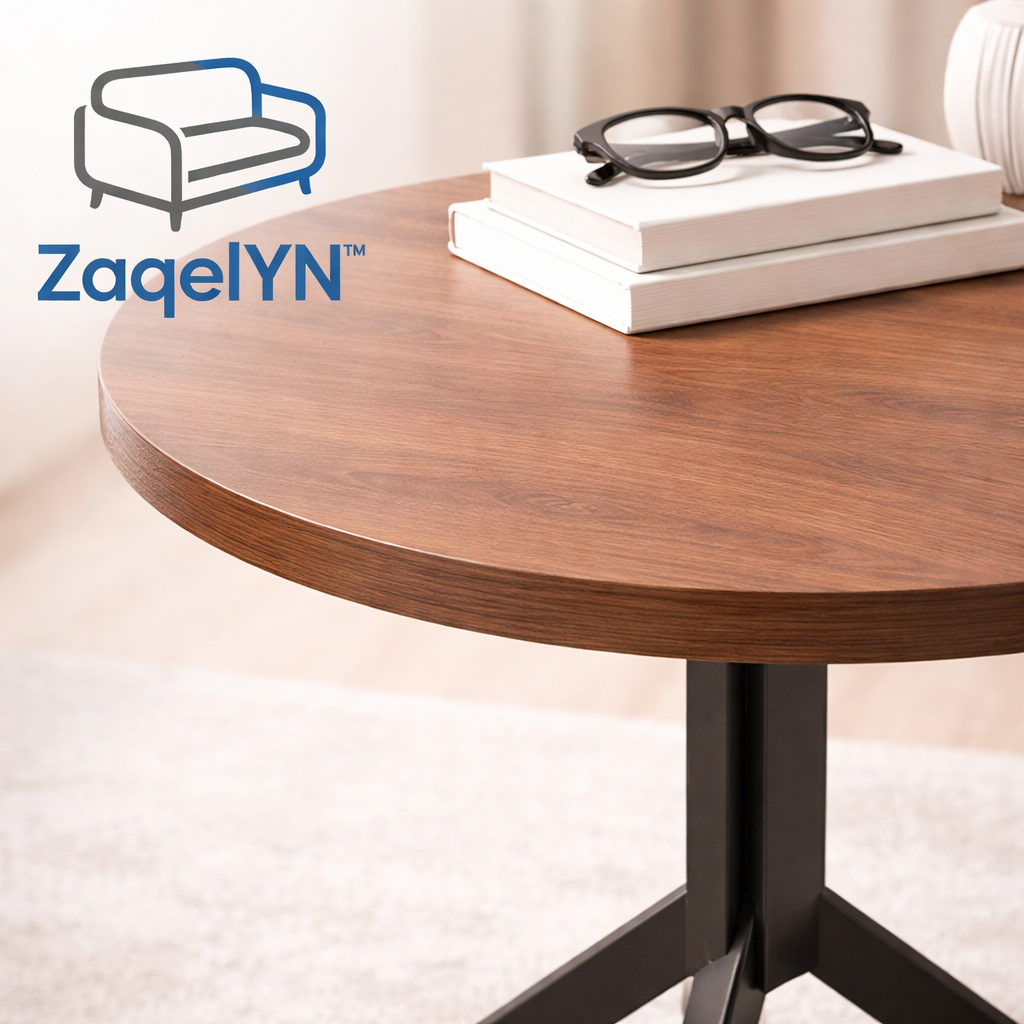 ZaqelYN™ AuroraCraft Modern Accent Table