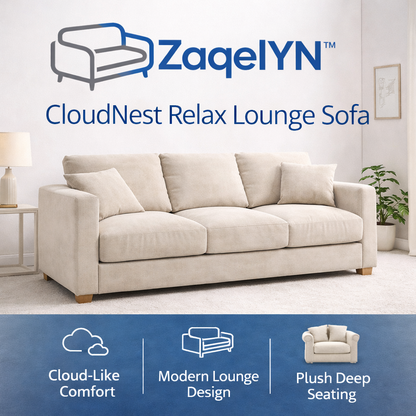 ZaqelYN™ CloudNest Relax Lounge Sofa